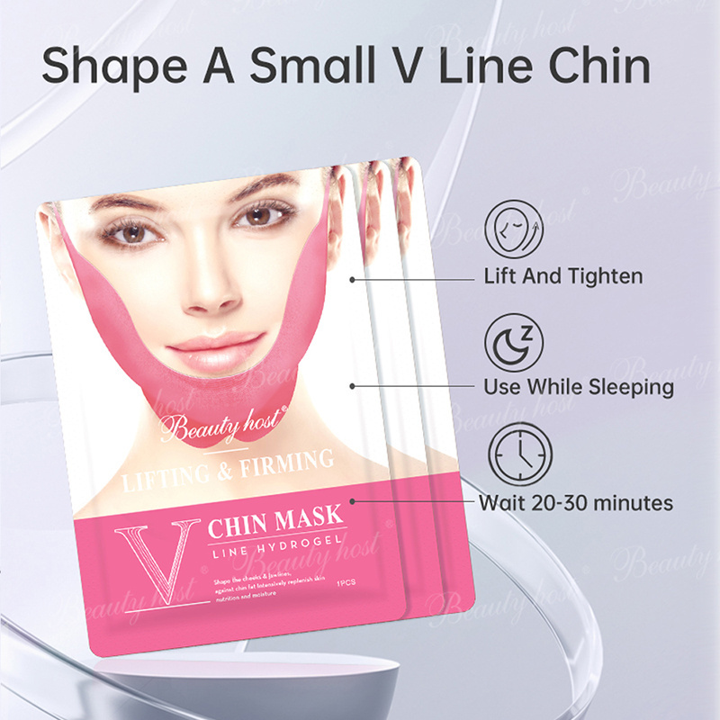 Double Chin Reducer Strap Firming Tightening Skin Care Chin Up Patch Facial Sheet Masks V Line Shape Slim Face V Lifting Mask