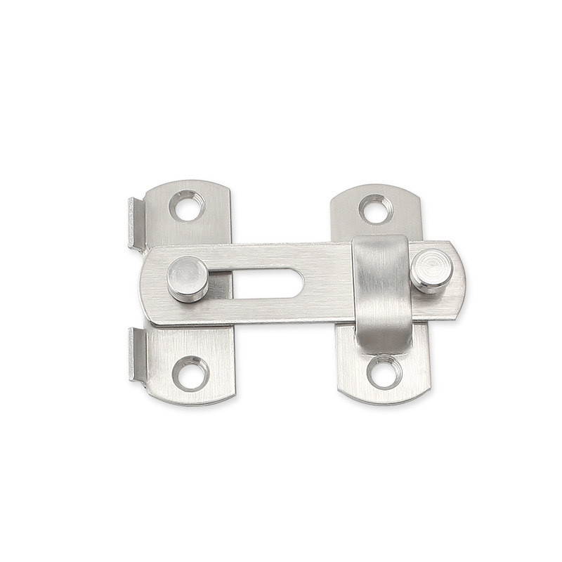 Good Quality stainless steel 201 cabinet door hanger latch safety pin sliding door hitch pet cage door latch