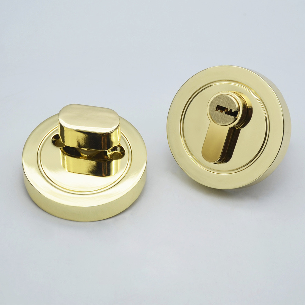 Antique color Round shape can be reversed child safety locks simple concealed bedroom door locks