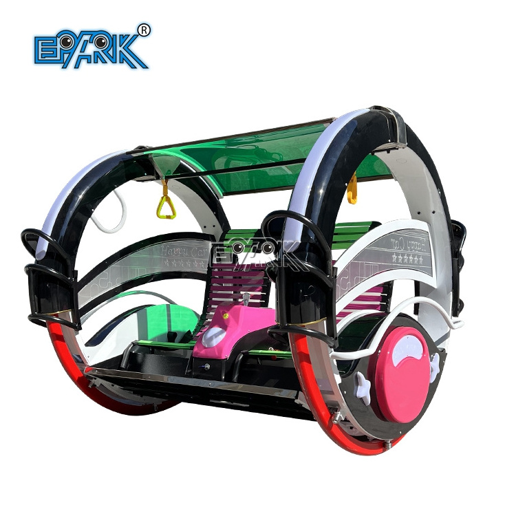 Wholesale 180 Degree All Round Rotating Happy Le Bar Car Rides Battery Powered Ride Happy Car Moon Walk Swing