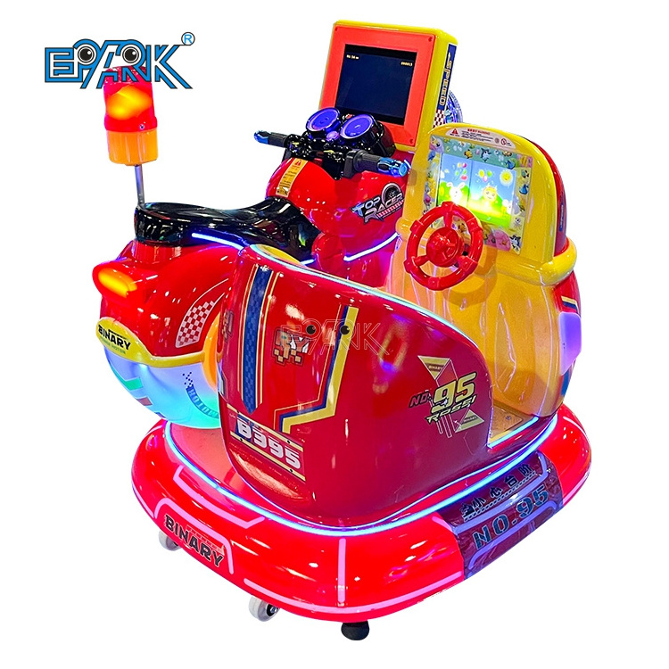 Electric Kids Swing Game Machine Motorcycle Game Baby Swing Chair Coin Operated Game Machine