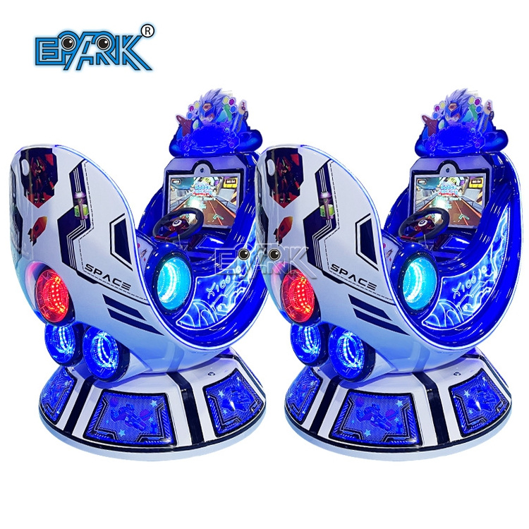 Indoor Amusement Arcade Games Capsule Space Kiddie Rides With Video Games