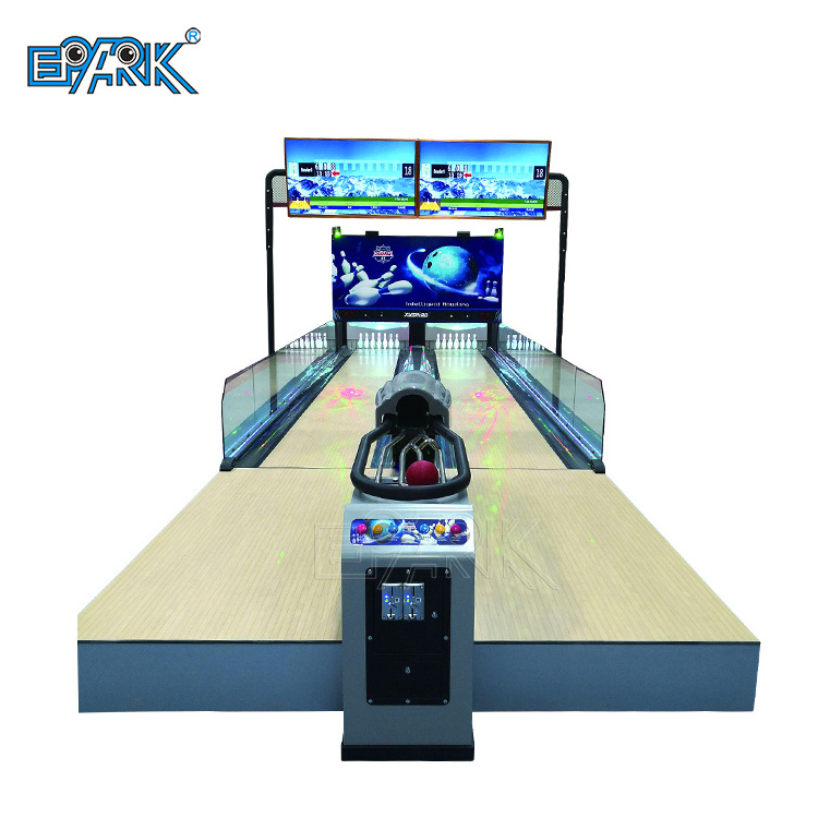 Home Bowling Machine 2 Lane Shooting Ball Arcade Simulator Custom Bowling Alleys