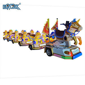 Amusement Rides Road Train Kiddie Amusement Game Train Machine Trackless Trains For Sale