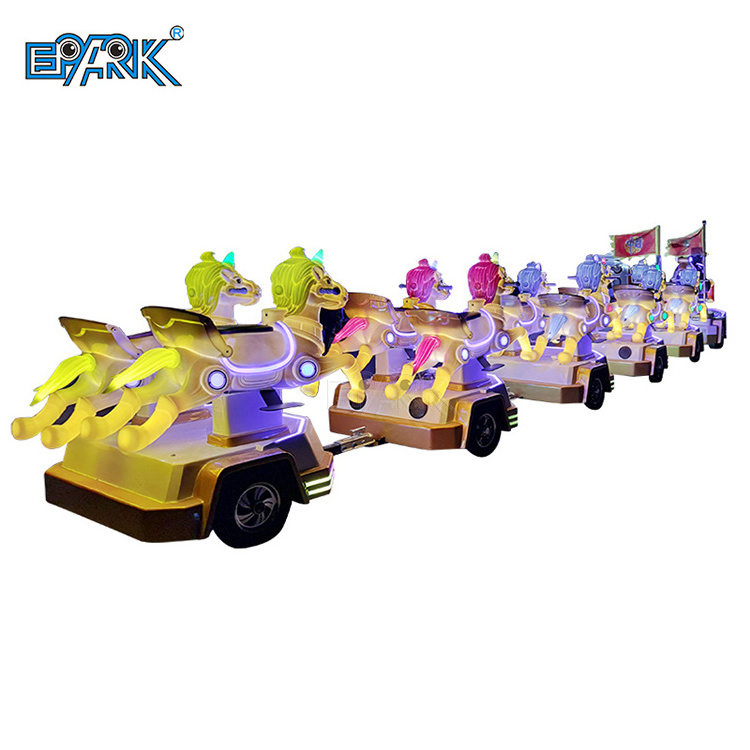 Amusement Rides Road Train Kiddie Amusement Game Train Machine Trackless Trains For Sale