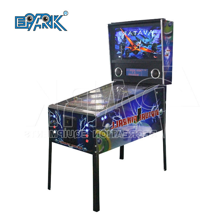 Virtual Pinball Table Game Machine 2 Screen Arcade Pinball Vending Game Machine