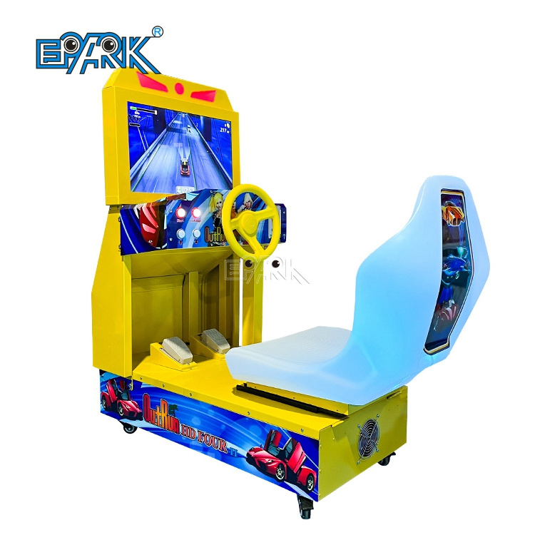 Indoor Amusement Arcade Kids Car Racing Game Machine Coin Operated Kids Outrun Driving Simulator