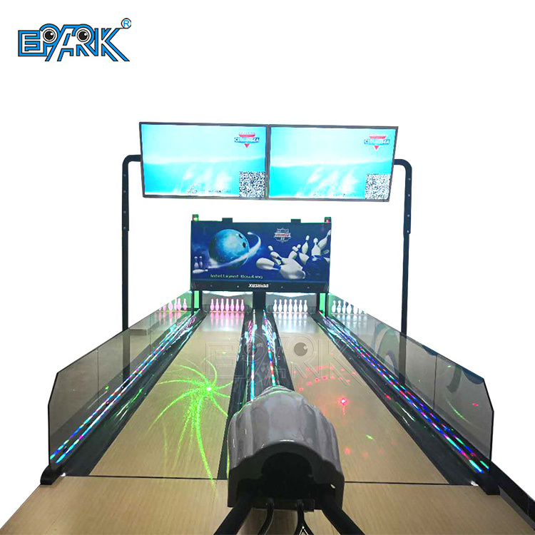 Home Bowling Machine 2 Lane Shooting Ball Arcade Simulator Custom Bowling Alleys