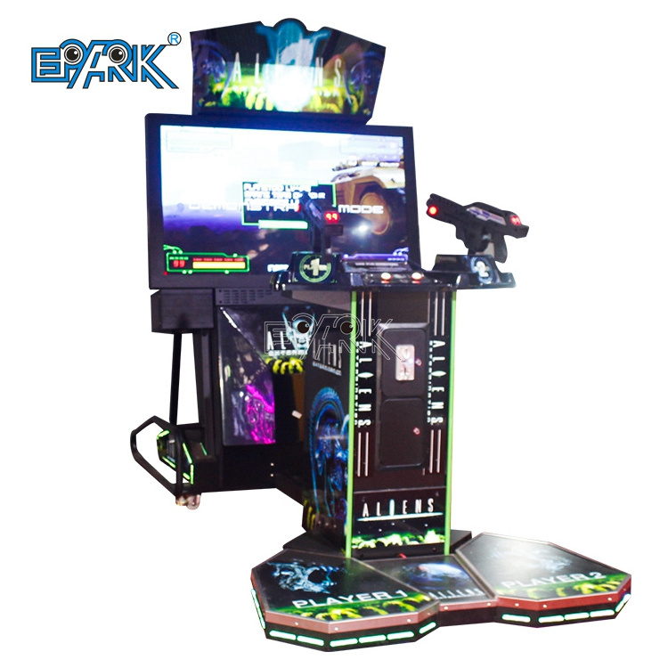 Indoor Amusement Park Adults Arcade Games Coin Operated Aliens Indoor Shooting Game Machine