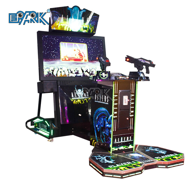 Indoor Amusement Park Adults Arcade Games Coin Operated Aliens Indoor Shooting Game Machine