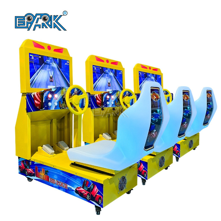 Indoor Amusement Arcade Kids Car Racing Game Machine Coin Operated Kids Outrun Driving Simulator