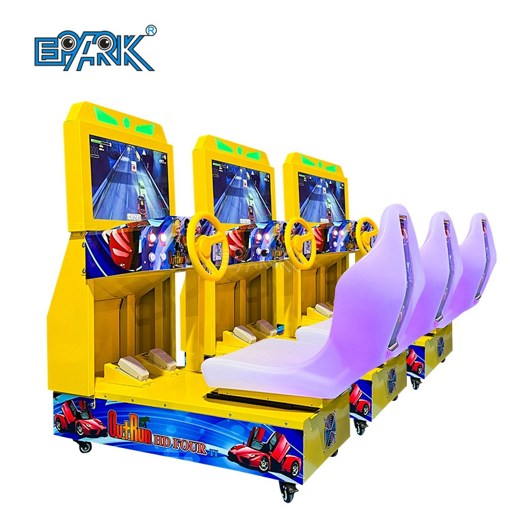 Indoor Amusement Arcade Kids Car Racing Game Machine Coin Operated Kids Outrun Driving Simulator