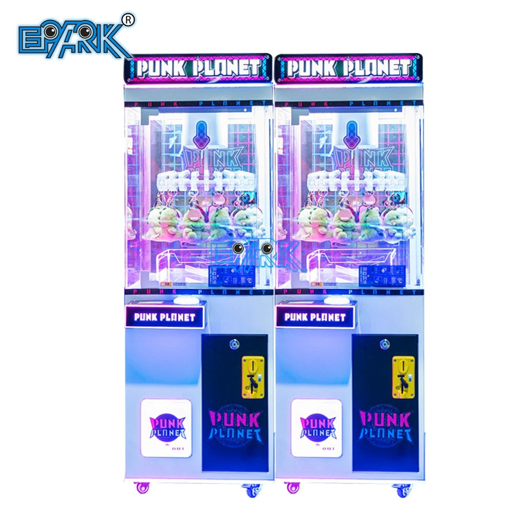 Coin Operated Gift Game Machine Spins Clip Sticker Card Skill Game Machine Clip Prize Machine