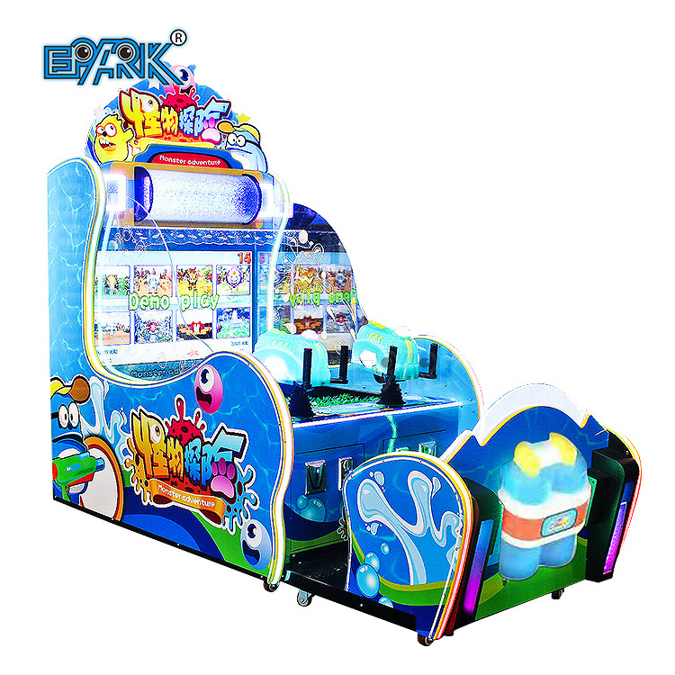 Cheap Indoor Amusement Redemption Tickets Electronic Coin Operated Kids Water Shooting Arcade Game Machine