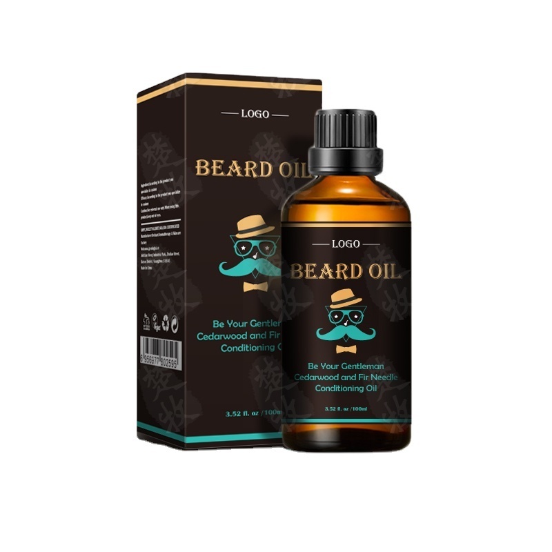 Factory Supply Beard balm Oil 100ml Nourishing, Organic Plant-Derived Oils for beard oil bottle& Mustache Hair Growth