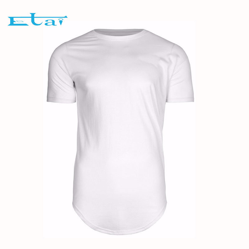 Custom Short Sleeve Cotton Shirt round Bottom Hem Sport T Shirt For Men