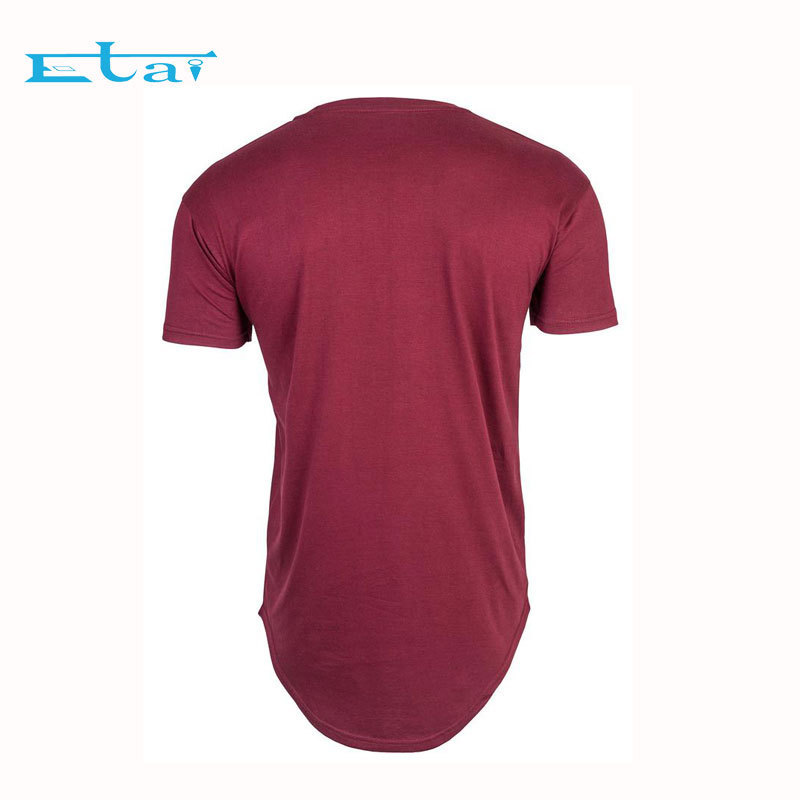 Custom Short Sleeve Cotton Shirt round Bottom Hem Sport T Shirt For Men