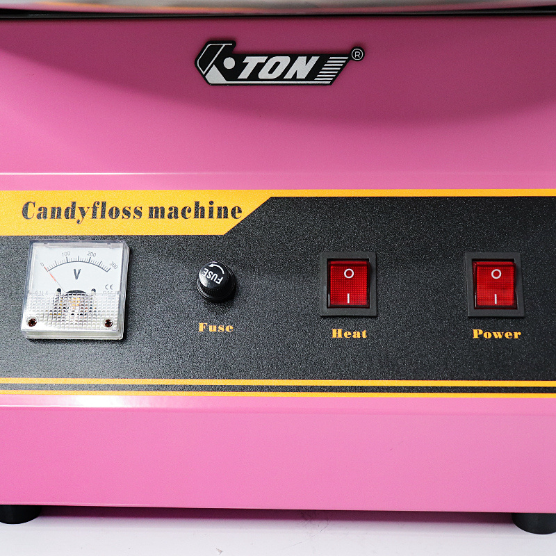 New automatic cotton candy machine commercial and professional for making candy floss with 520mm stainless steel bowl