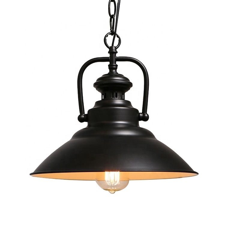 Matte Black Pendant Light Industrial Pendant Lighting for Kitchen Island