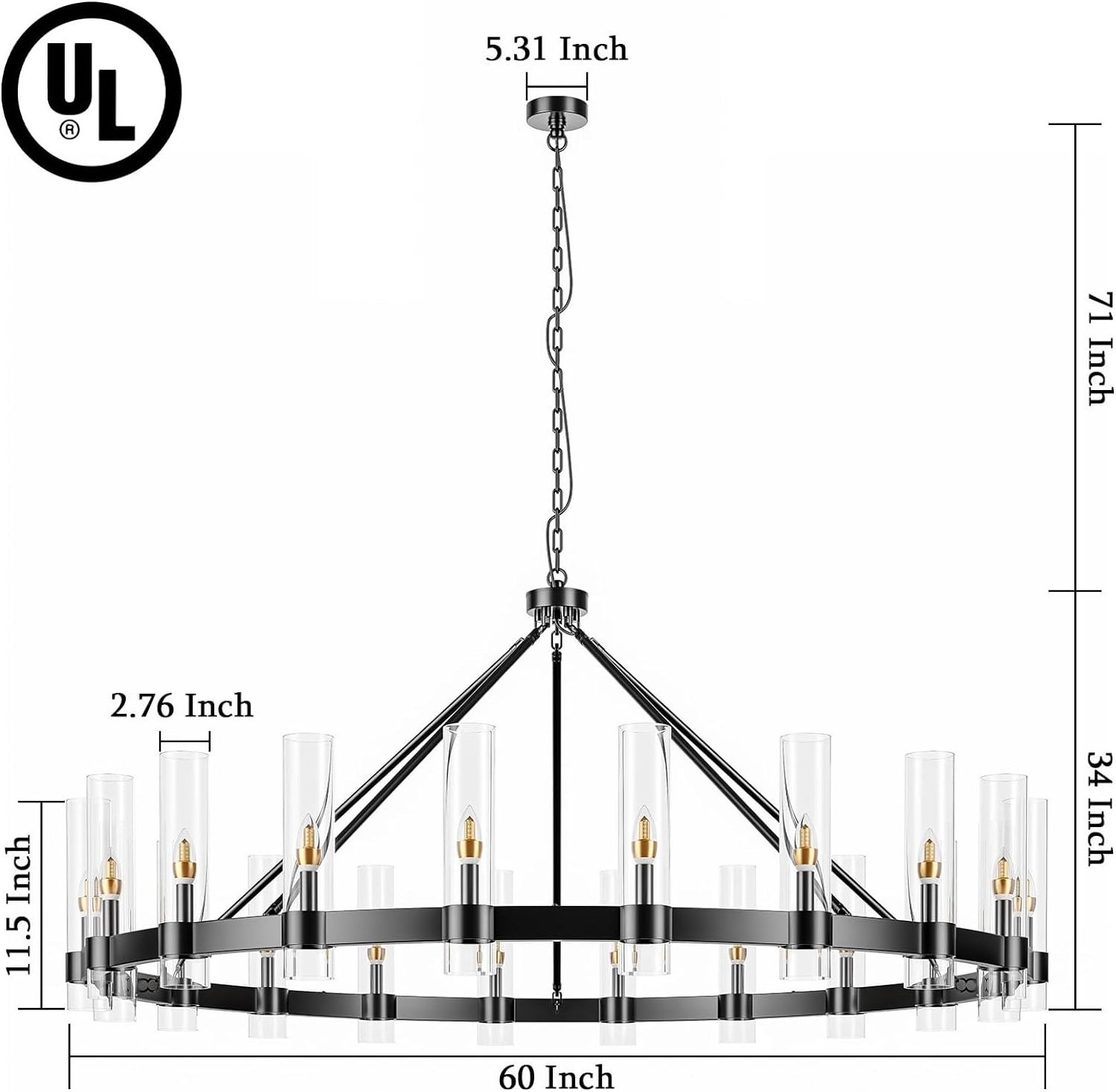 Modern chandelier ceiling light farmhouse glass chandelier light living room chandeliers