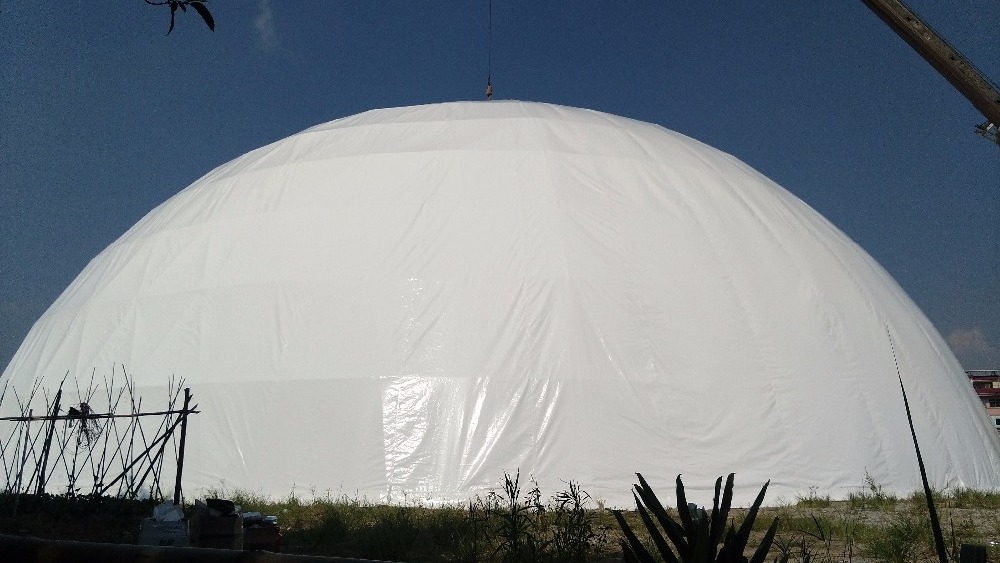 Big size outdoor tent geodesic dome cabin half sphere tents customized design for sale