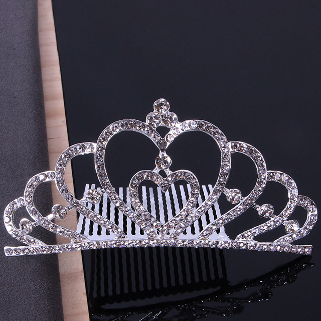 luxury royal victoria princess gold ballet cheap pageant crown wedding birthday bridal crystals diamond crown hair tiara