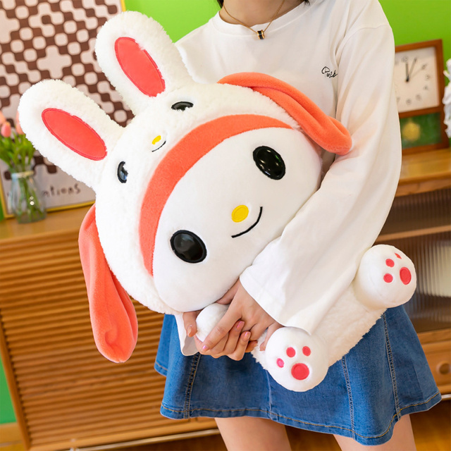 30/40/60/70/95cm kawaii sanrio my melody rabbit plushie toys dolls custom cute anime super soft plushy toys for kids