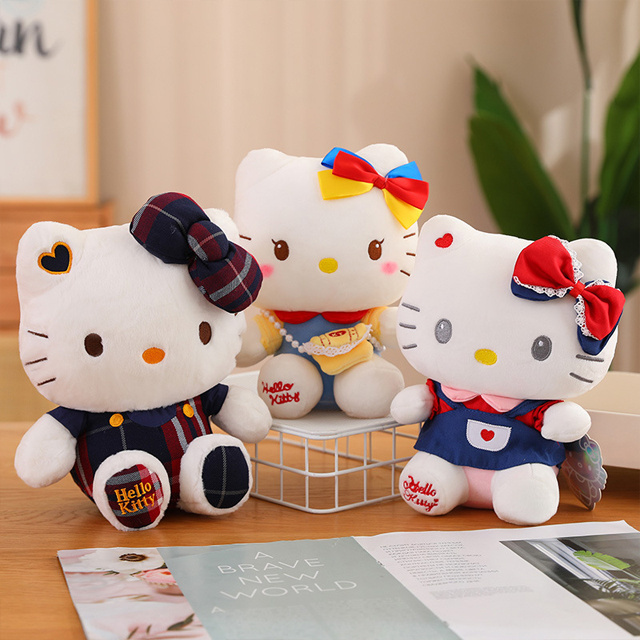 8inches kawaii sanrio hello kitty cat plushie cute super soft anime plush doll stuffed other baby plush figure toys