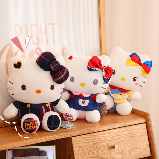 8inches kawaii sanrio hello kitty cat plushie cute super soft anime plush doll stuffed other baby plush figure toys