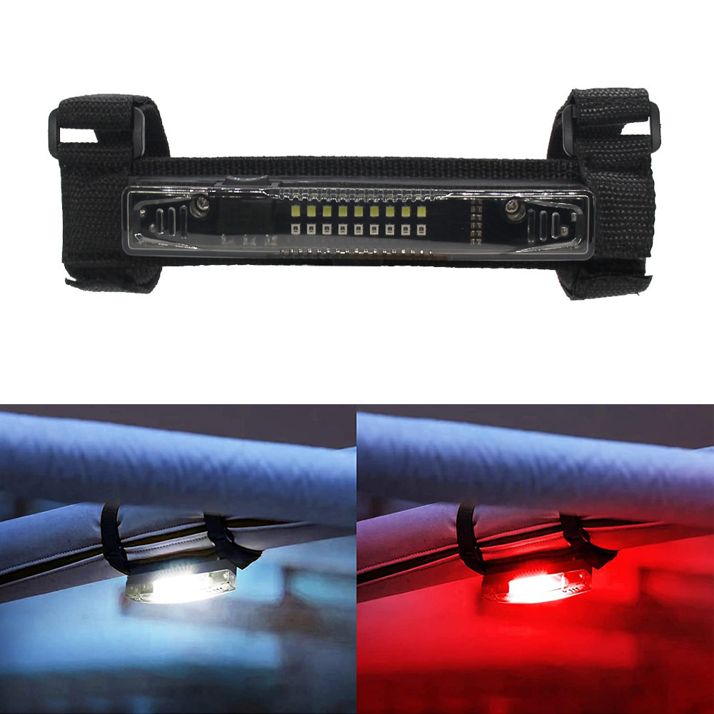 2024 ATV/UTV Parts Interior LED Dome Light Universal Roll Bar Mount Cage Green Amber Red White