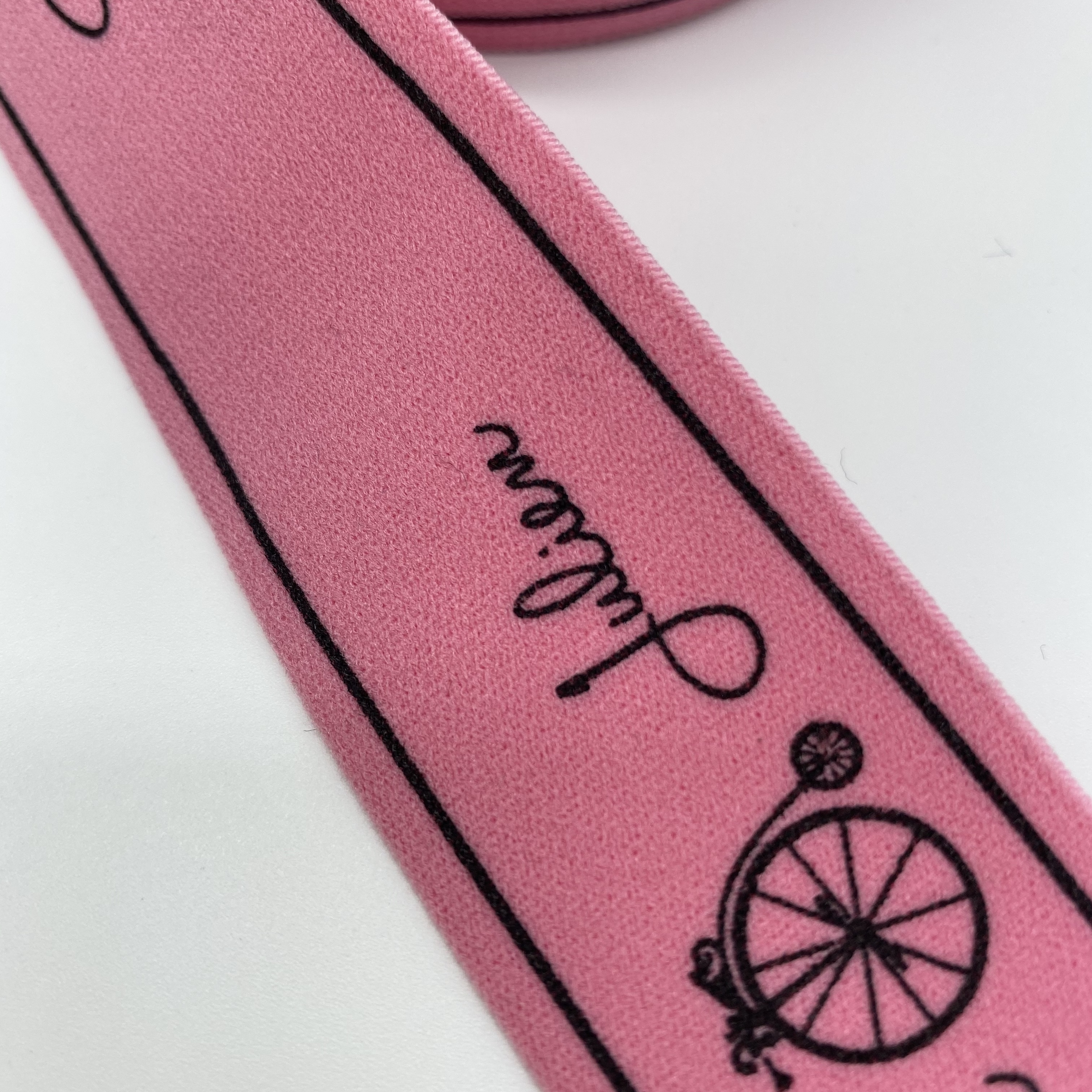 38MM Wholesale Durable Polyester Nylon Jacquard Woven Bag Webbing Strap With Custom Fashion Logo