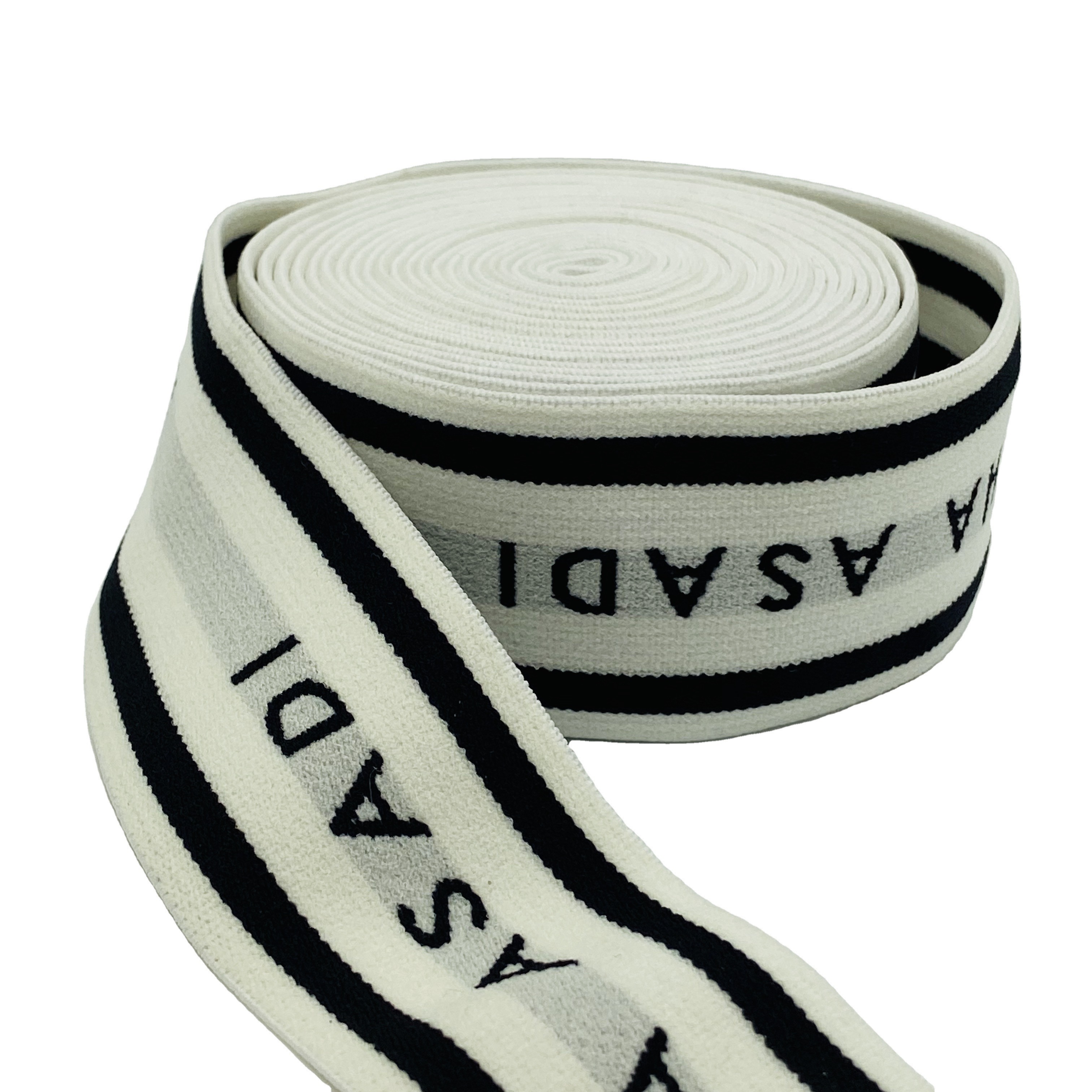 38MM Wholesale Durable Polyester Nylon Jacquard Woven Bag Webbing Strap With Custom Fashion Logo