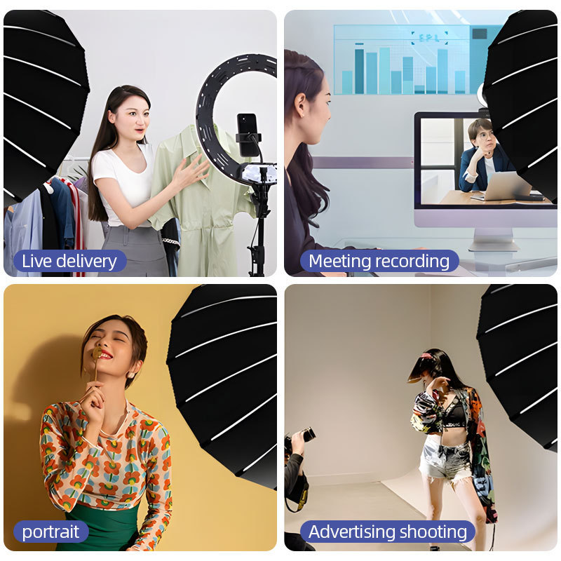 New Designs Photographic Bowens Mount Softbox Professional Video Photo Studio Umbrella Shoot Soft Light Box for Photography