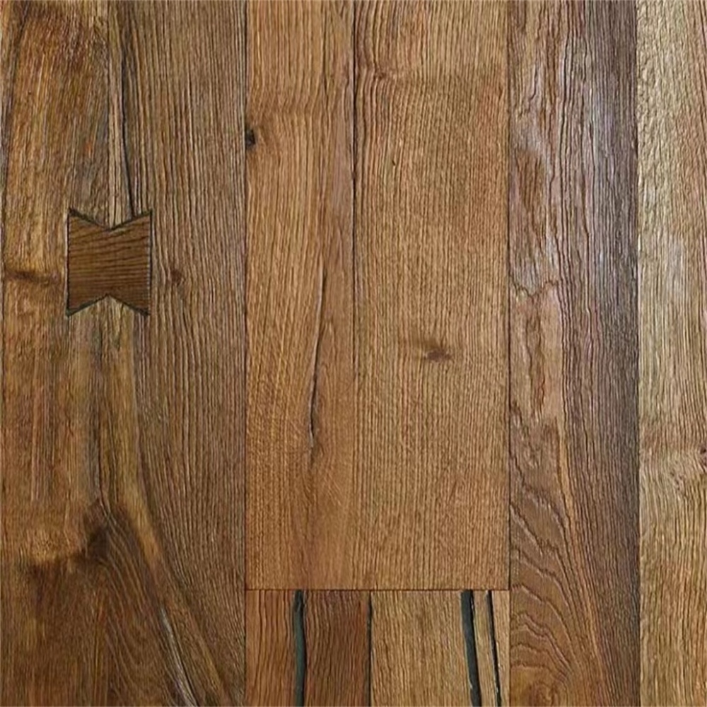 European White Oak Parquet Wood Floors Smooth/Brushed Bow Shaped Flooring Small Square Multiply Engineered Friendly Floor