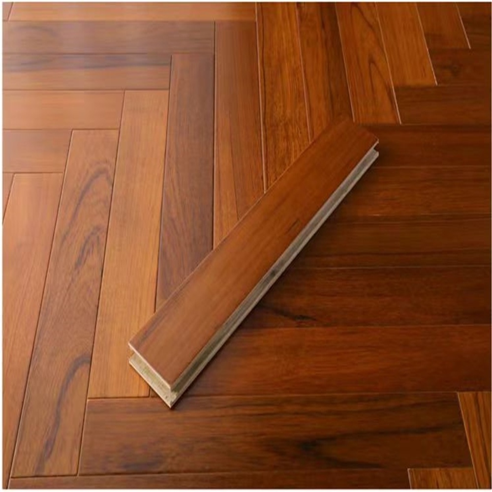 Genuine Solid Burma Teak Hardwood Flooring Super Waterproof Wood Strip Floors Stable Plank Parquet Chevron Wooden Board Floor