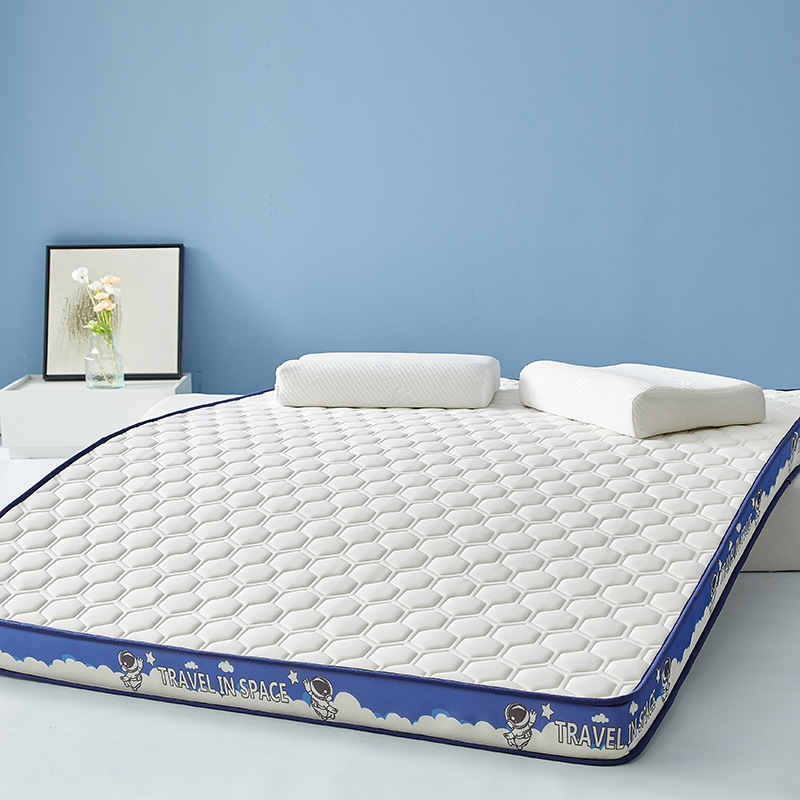 New Thailand knitted milk silk thickened latex mattress double cushioned home rental student dormitory single mattress