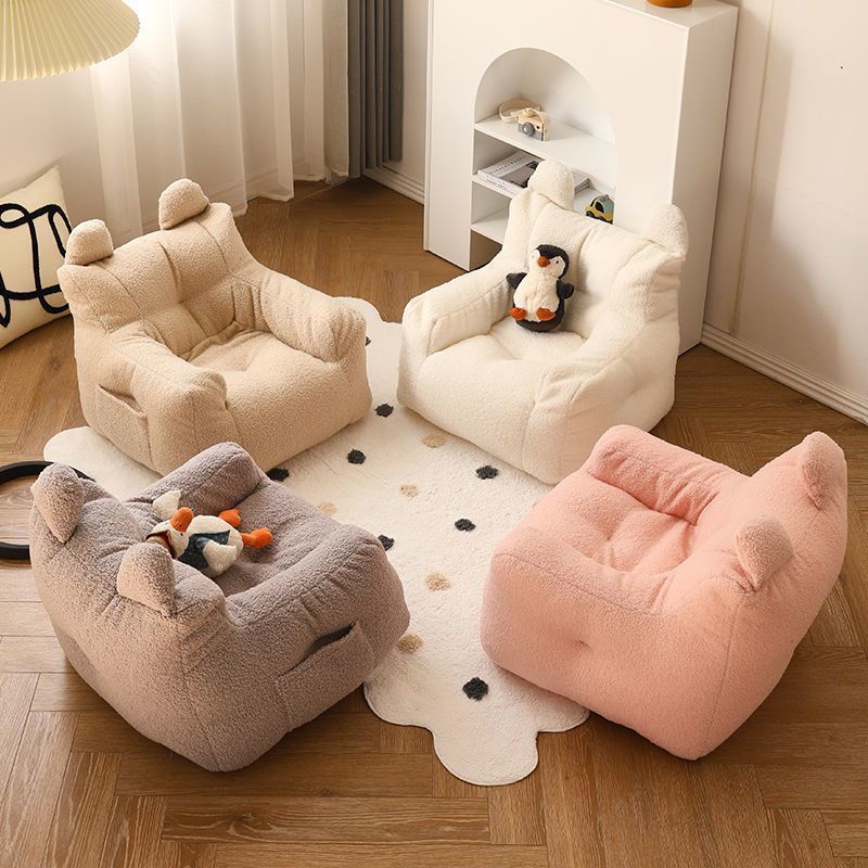 Modern simple single double fabric tatami mini lovely sofa Nordic bean bag lazy sofa chair