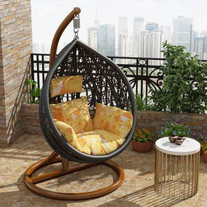 FanRui Outdoor balcony cradle home hammock lazy swing hanging basket egg chair Indoor double rocking chair wholesale