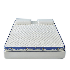 New Thailand knitted milk silk thickened latex mattress double cushioned home rental student dormitory single mattress