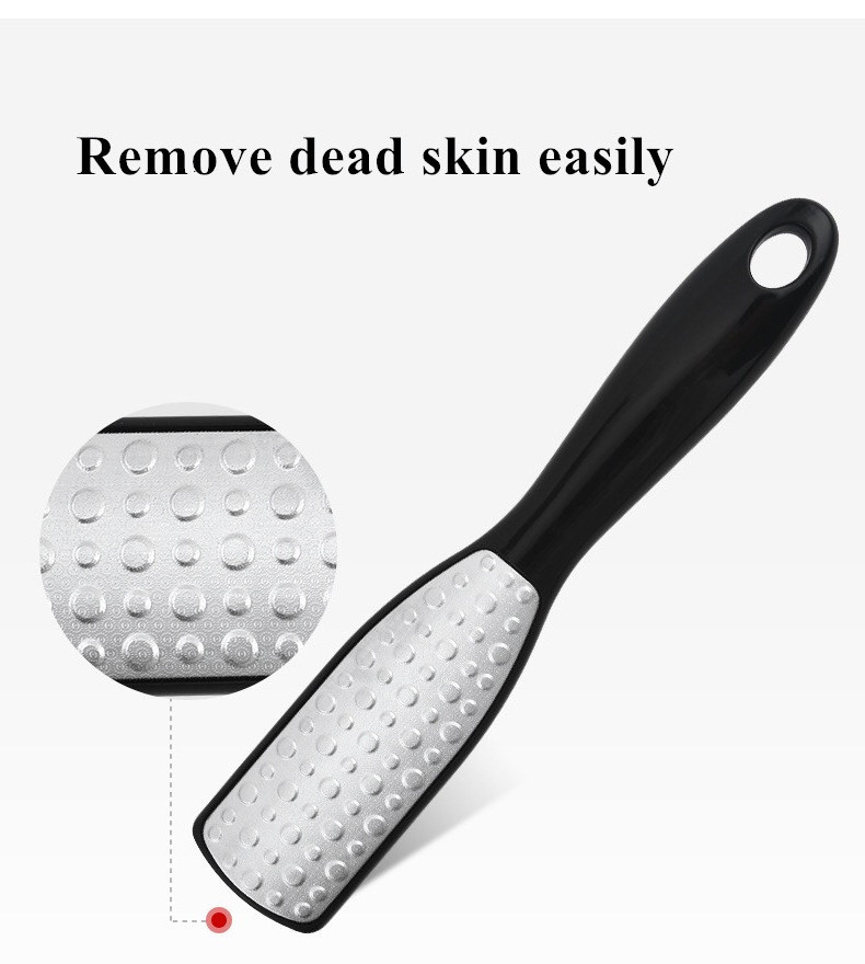 Professional Feet Exfoliating Grinder File Plastic Handle Callus Dead Skin Removing Foot File