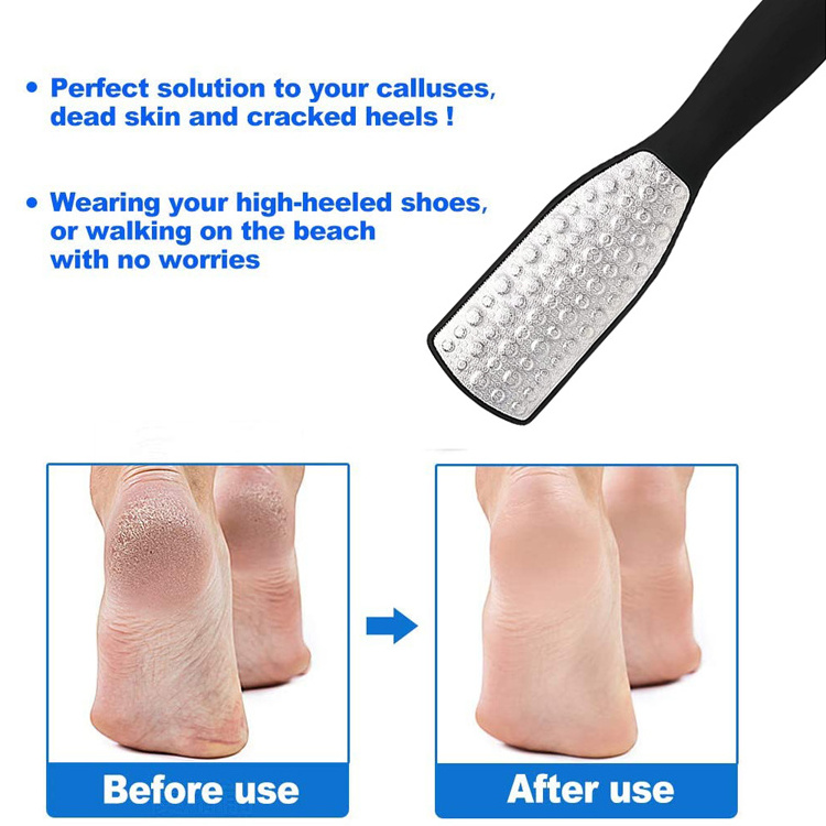 Professional Pedicure Dead Skin callus remover feet Rasp Washable Stainless Steel foot file