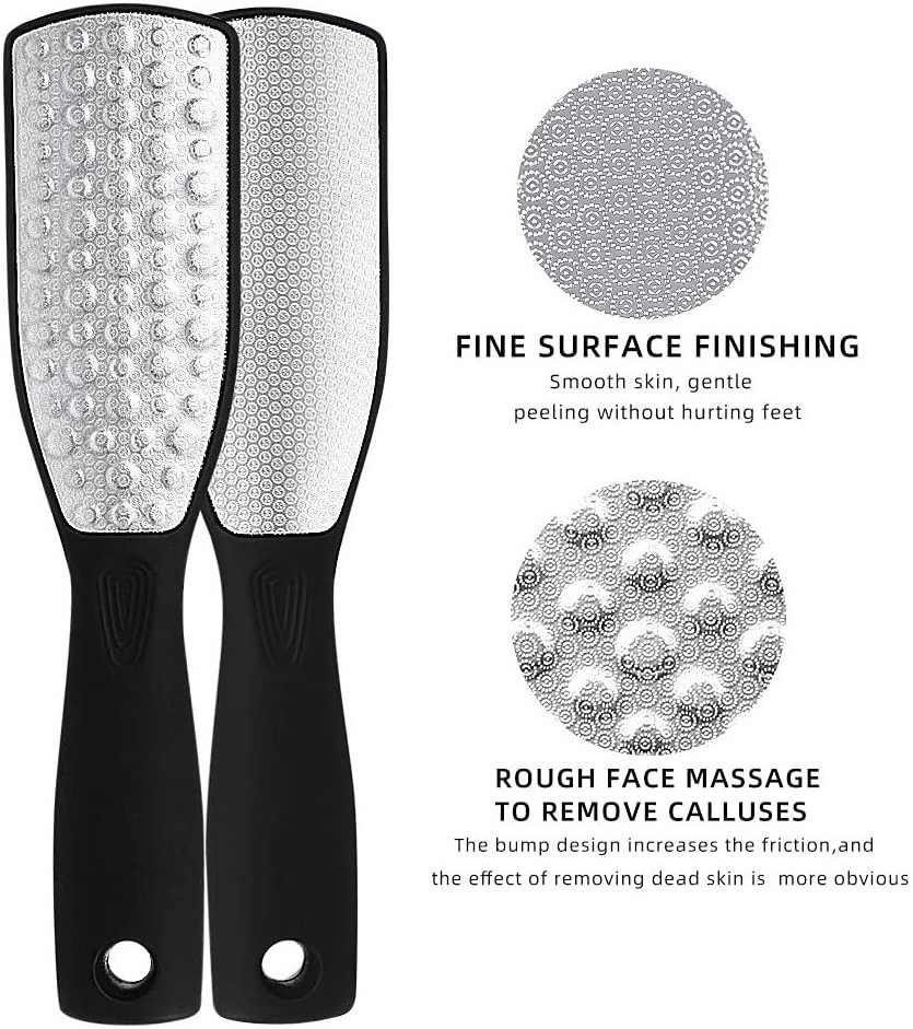 Professional Pedicure Dead Skin callus remover feet Rasp Washable Stainless Steel foot file