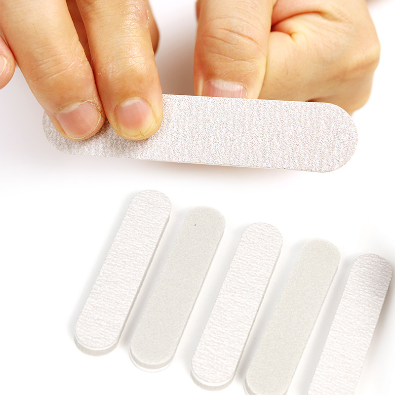 2 way Sponge Shine Nail File Custom 80 100 220 Grit Emery Board Mini Nail File Wholesale