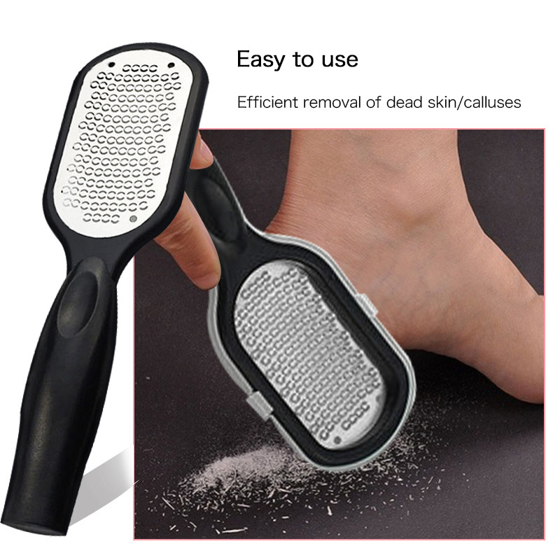 Pedicure Rasp Metal Surface Tool Remove Hard Skin Foot File Washable Foot File Callus Remove