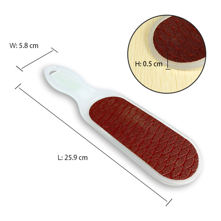 Pedicure Tool Plastic Foot File Remove Dead Skin Foot File Professional Calluses Removal Foot File