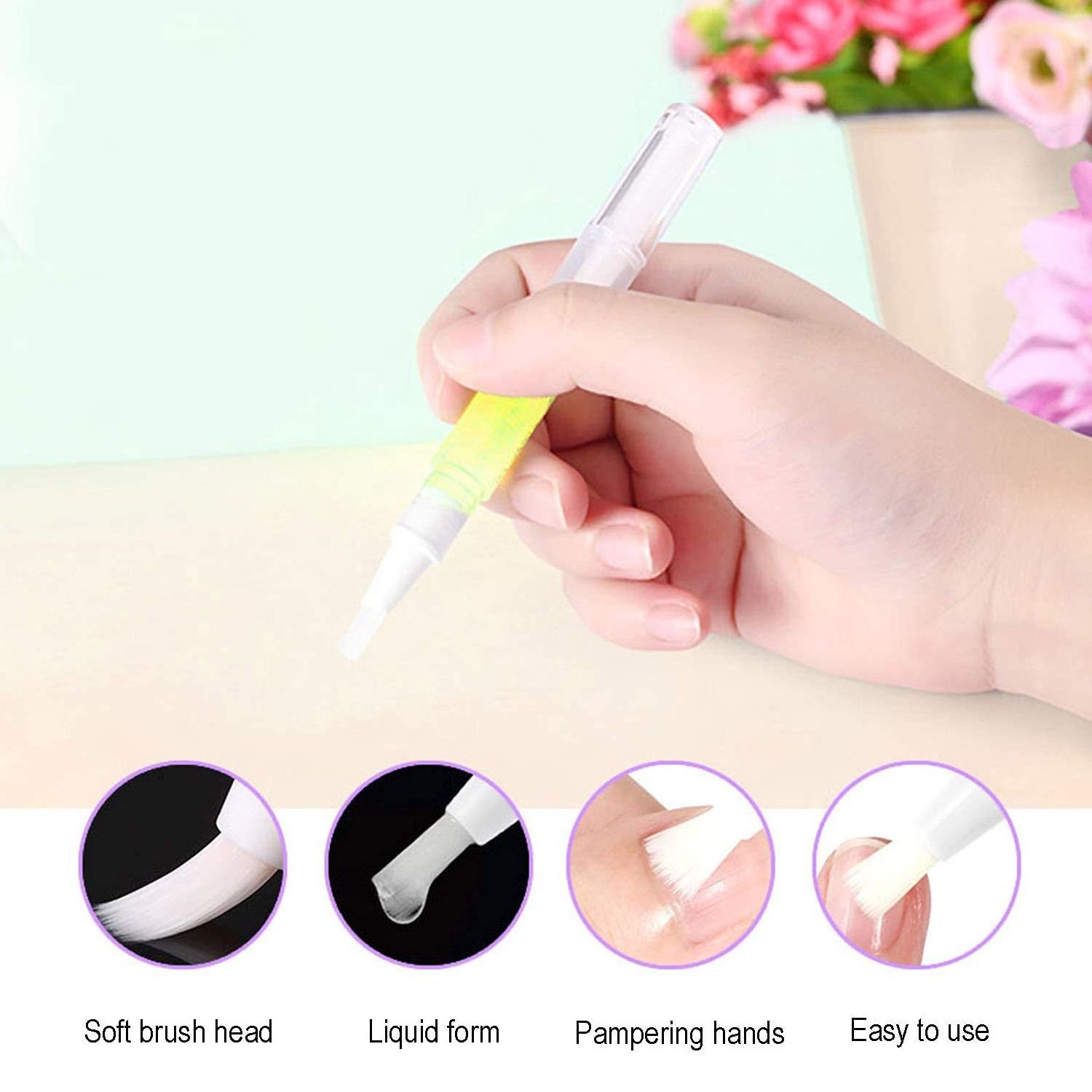 Nail Treatment Cuticle Repairing Cracked Dry Nutrition Oil Pen 12 Smell Nail Cuticle Oils Pen Set