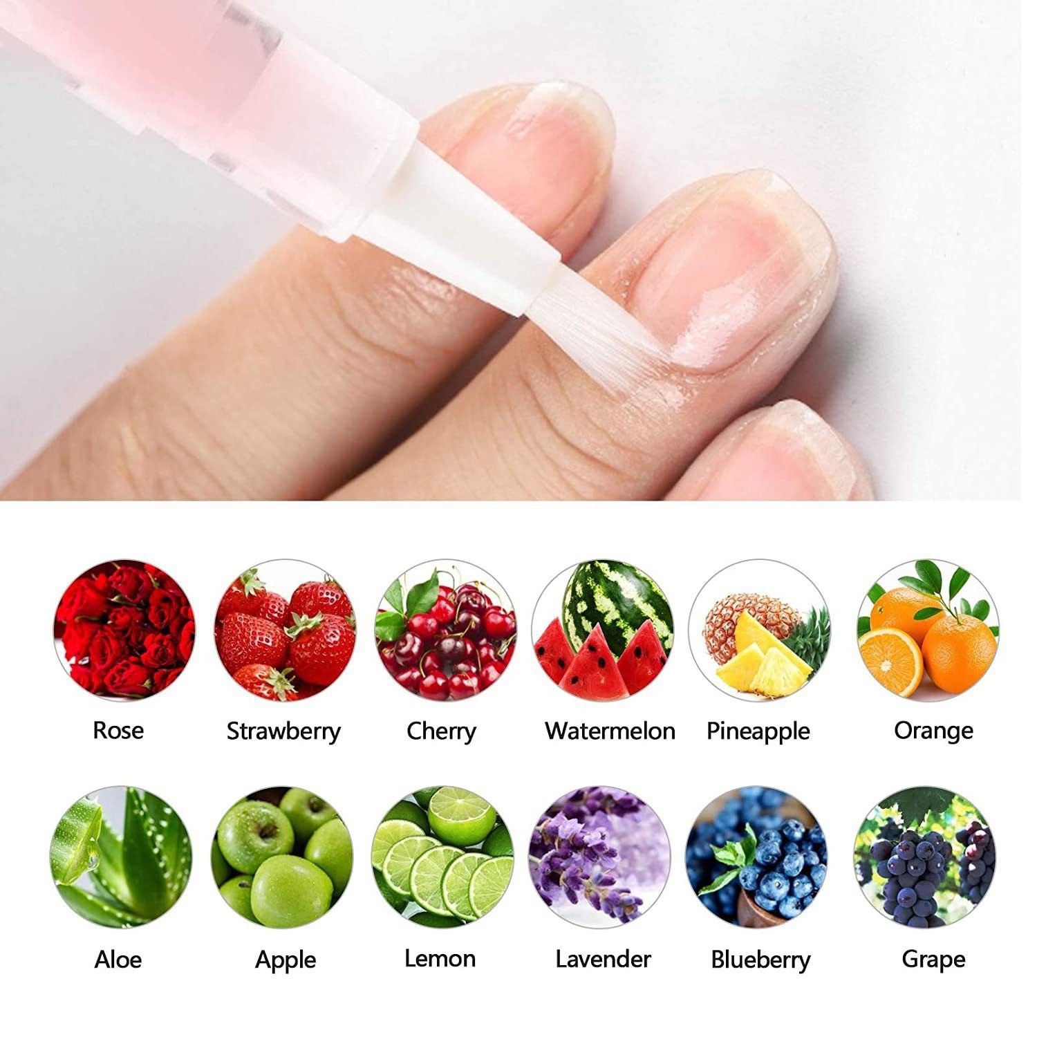 Nail Treatment Cuticle Repairing Cracked Dry Nutrition Oil Pen 12 Smell Nail Cuticle Oils Pen Set