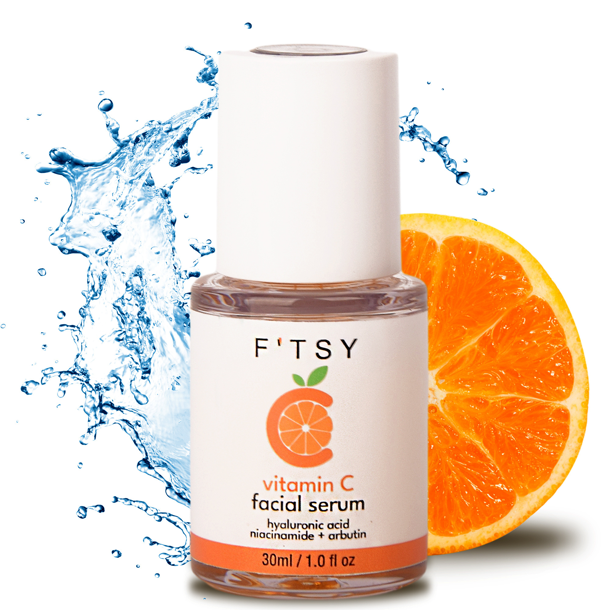 Private Label Facial Vit C Serum Visage Vegan Orange Serum Hyaluronic Acid Face Skin Care Vitamin C Serum For Face