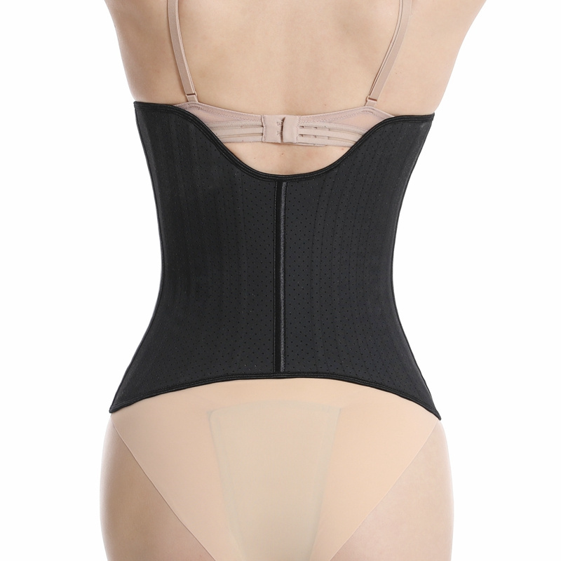 Wholesale Colombian Fajas 3 Hooks 25 Steel Bones Latex Spandex Waist Trainer for Women Underbust Latex Sport Shaper Corset