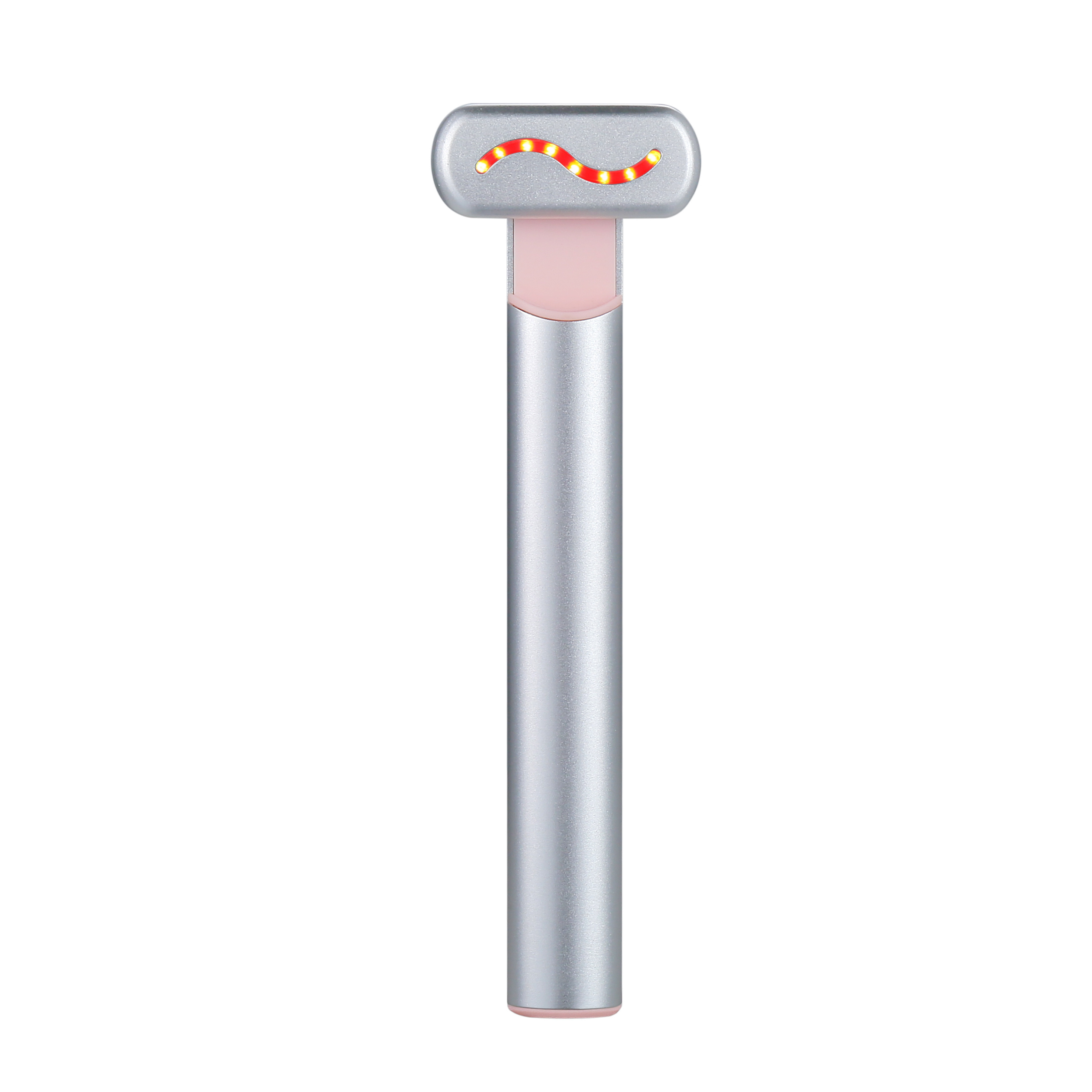 Heating EMS Red Led Light Facial Lifting Beauty Wand Handheld Eyes Wrinkle Dark Circle Remove Eye Massager Pen